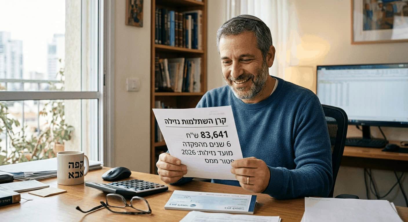 קרן השתלמות נזילה אחרי 6 שנים, פטור מלא ממס במשרד iG-TAX